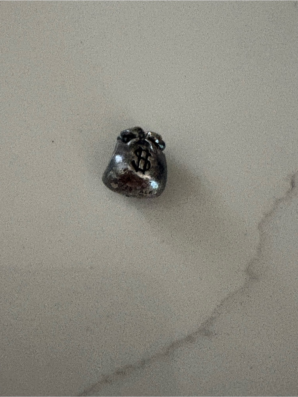 Authentic Retired Pandora Stack of Cash sterling silver #790332